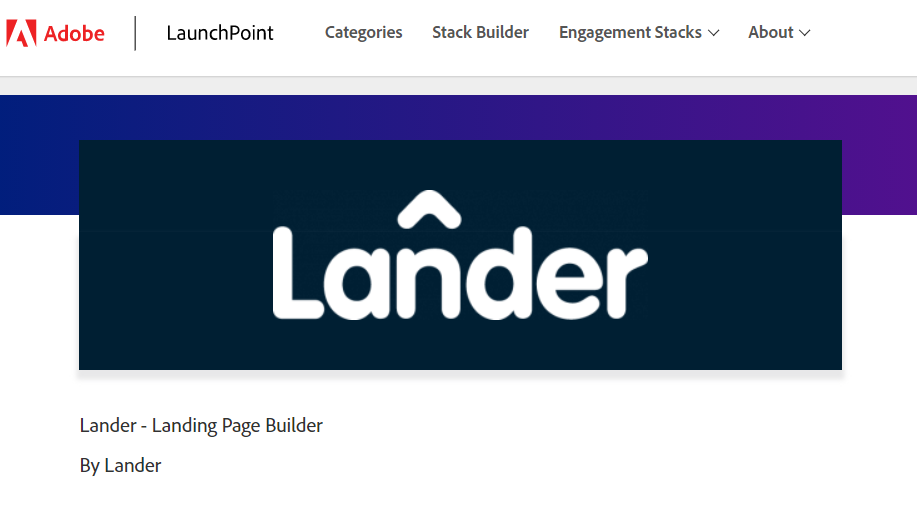 Marketo landing page builder